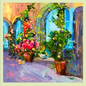 Strolling Through the Flowers